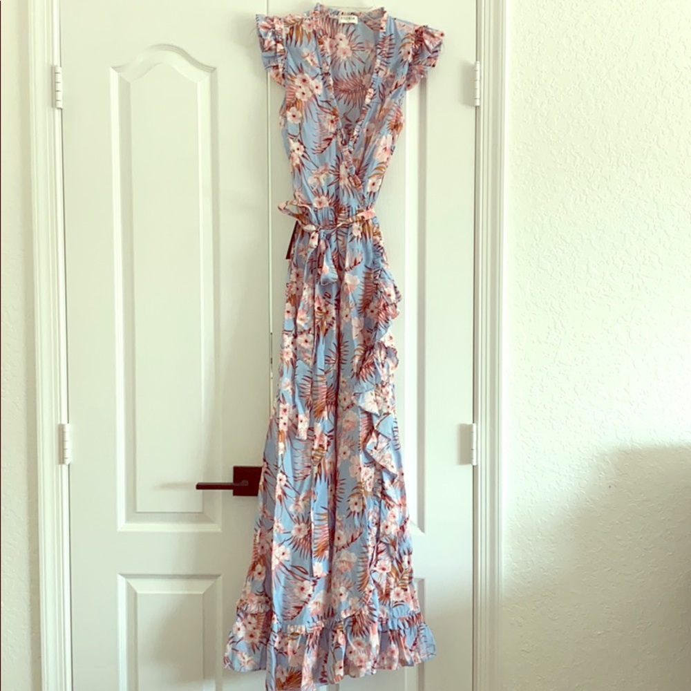 Storia Floral Wrap Maxi